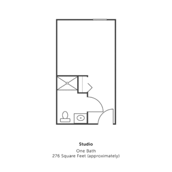 Room plan -One Bath-Assisted living&respite care